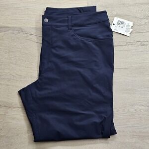 NEW Lululemon ABC Pant Relaxed FB Mens Size 44x32 Navy Blue Athletic Casual